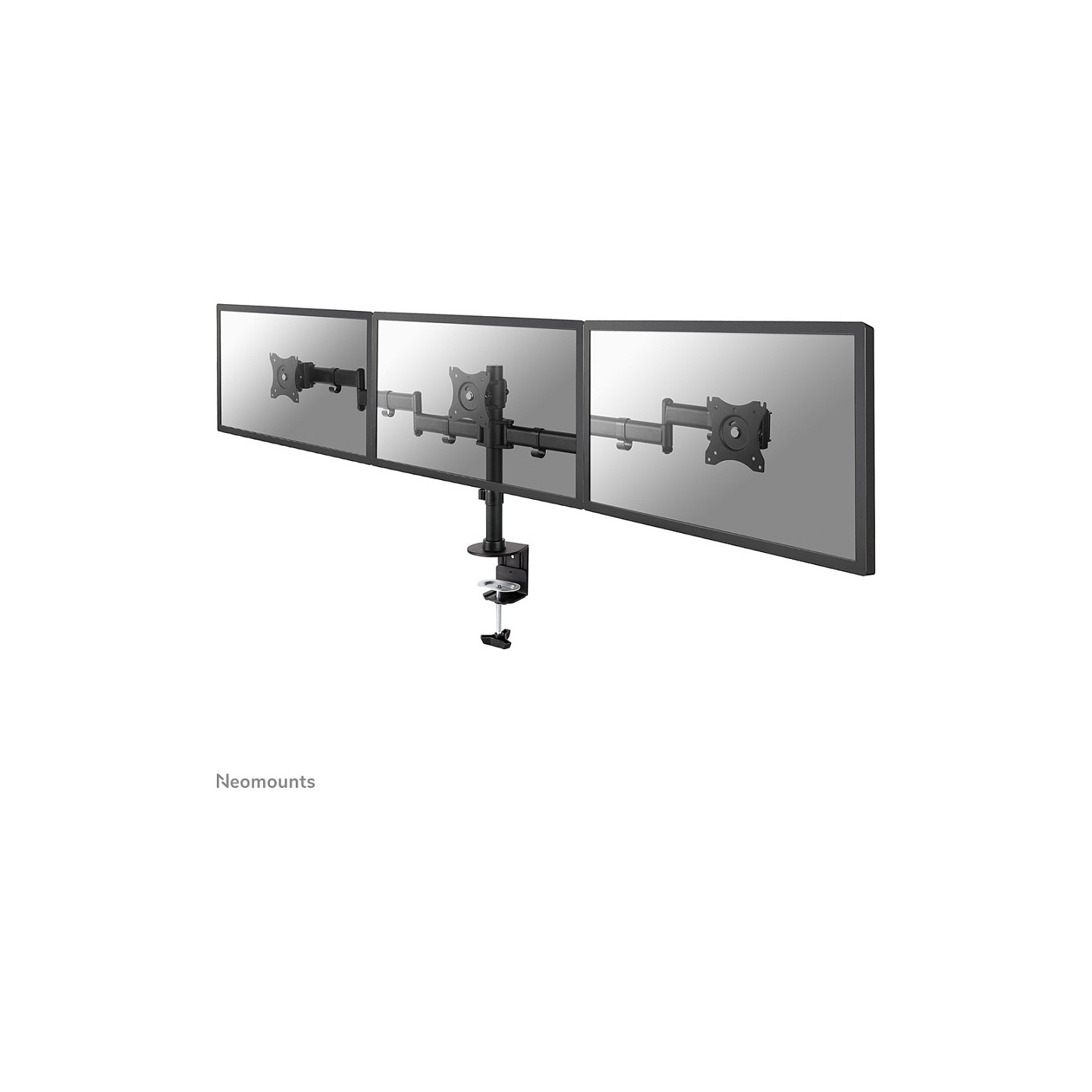 NEOMOUNTS SELECT Flat Screen Desk mount 10-27Zoll clamp grommet 3 screens 24kg Black — Buy in Cyprus with Fast Delivery