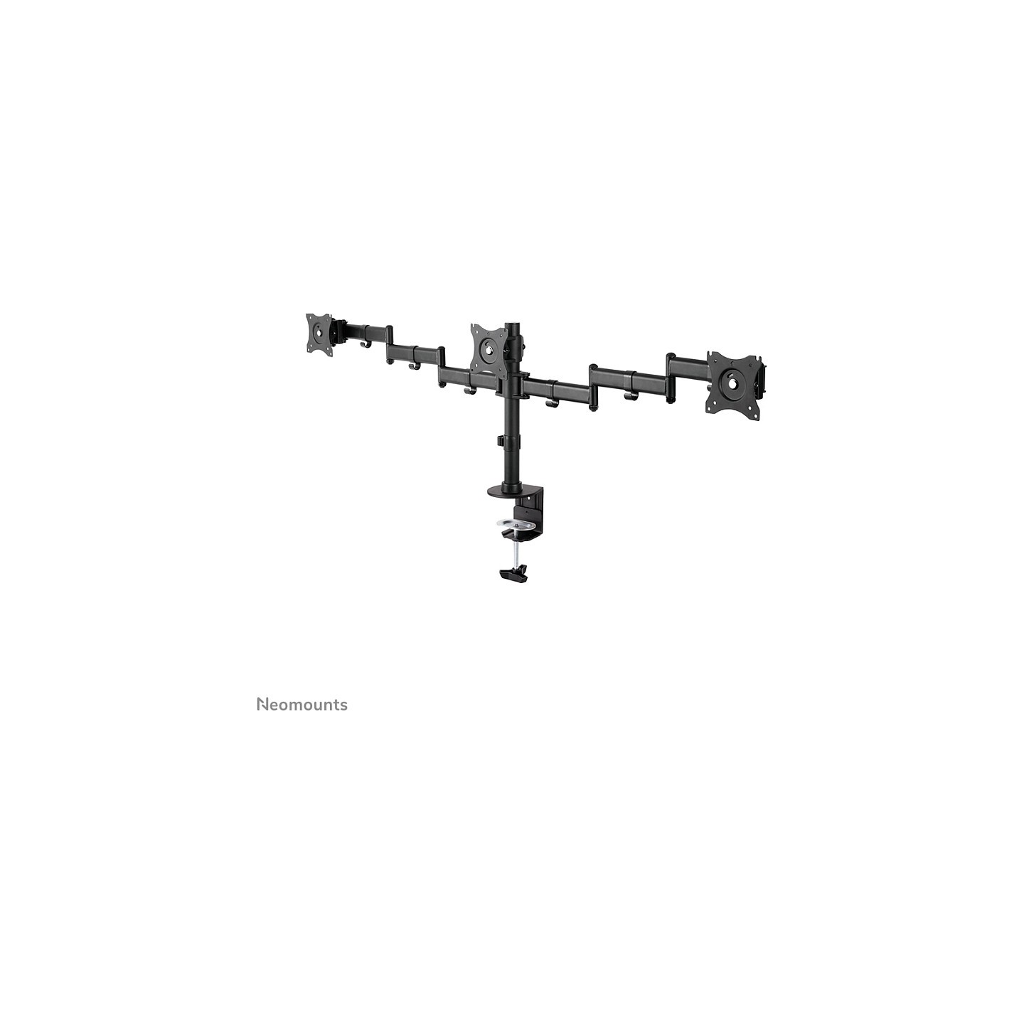 NEOMOUNTS SELECT Flat Screen Desk mount 10-27Zoll clamp grommet 3 screens 24kg Black — Buy in Cyprus with Fast Delivery