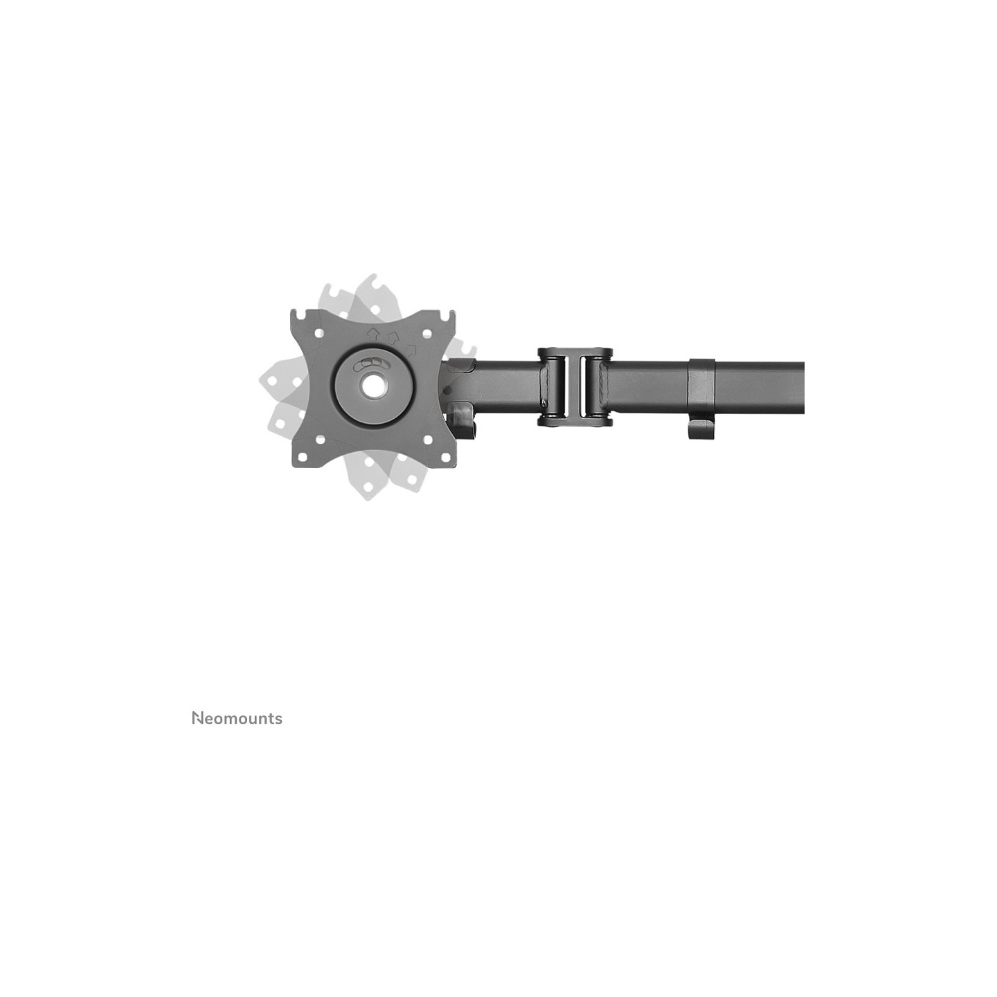 NEOMOUNTS SELECT Flat Screen Desk mount 10-27Zoll clamp grommet 3 screens 24kg Black — Buy in Cyprus with Fast Delivery