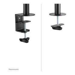 NEOMOUNTS SELECT Flat Screen Desk mount 10-27Zoll clamp grommet 3 screens 24kg Black — Buy in Cyprus with Fast Delivery