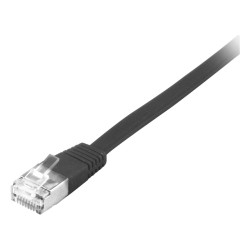 Equip Patchkabel Cat6A U FTP 2xRJ45 1.00m sw Flach LSZH Polybeutel — Buy in Cyprus with Fast Delivery