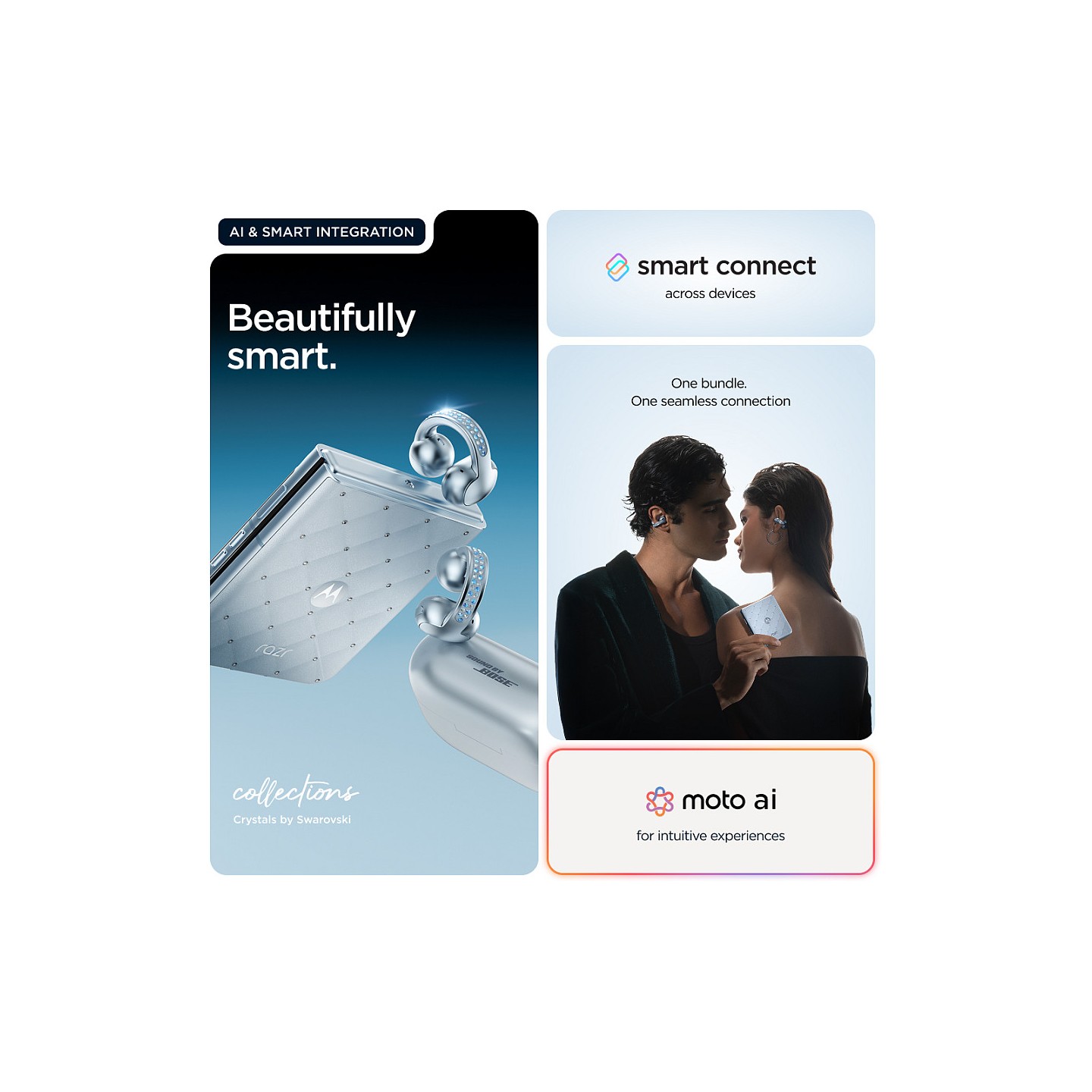 Motorola razr60 + Buds Loop Bundle Swarovski Edtition — Buy in Cyprus with Fast Delivery