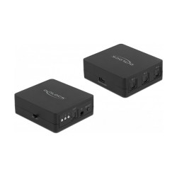 DELOCK S PDIF TOSLINK Switch 3 In 1 Out mit IR-Fernbedienung und USB Stromversorgung — Buy in Cyprus with Fast Delivery