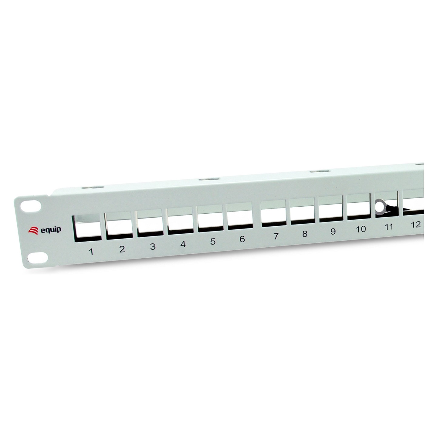 Equip Patchpanel 24x Cat6A 19' FTP 1HE Keystone Montage ws — Buy in Cyprus with Fast Delivery