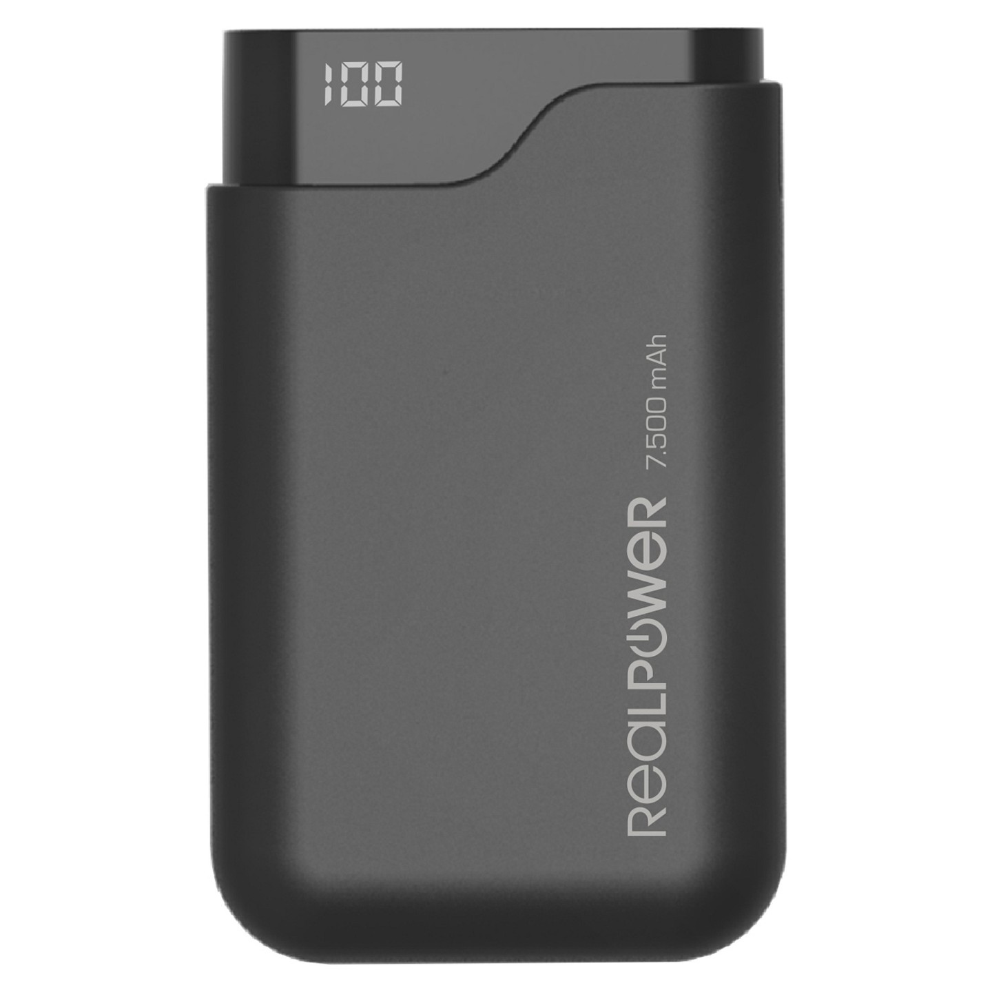 RealPower Powerbank PB-7500C schwarz 7.500mAh — Buy in Cyprus with Fast Delivery