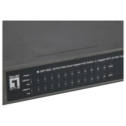 Switch 24x GE GEP-2652 2xGSFP 19' 370W 24xPoE+ — Buy in Cyprus with Fast Delivery