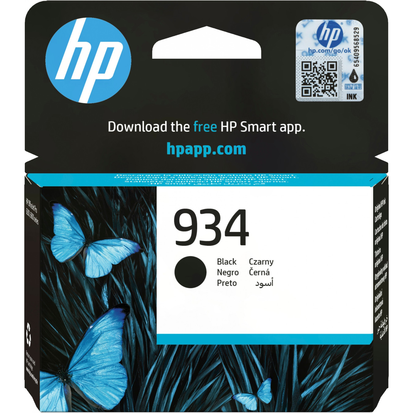 HP 934 Original Black Ink Cartridge - C2P19AE - Pigment Ink, Standard Yield (400 pages) — Buy in Cyprus with Fast Delivery