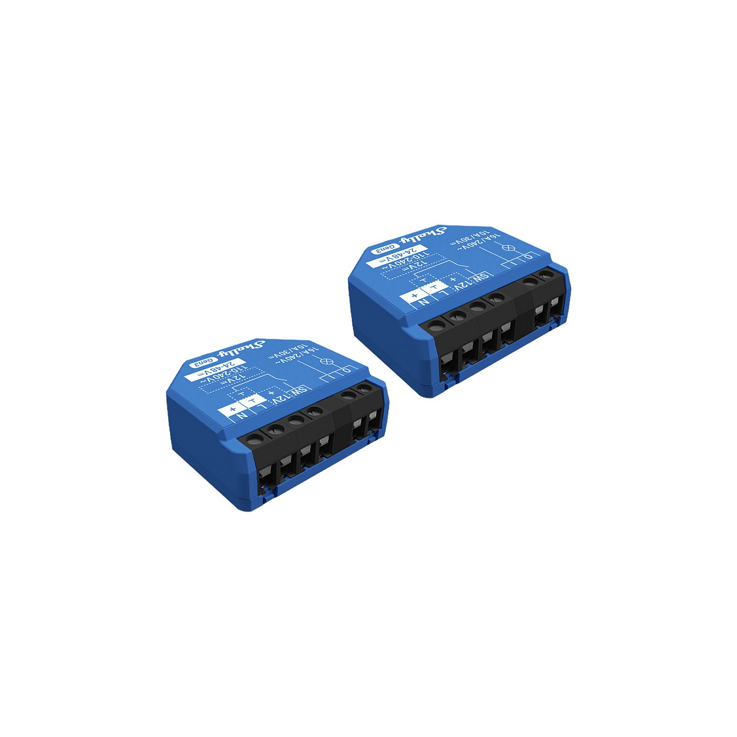 Shelly Relais '1 Gen3 2er Pack' max 16A 1 Kanal WLAN BT — Buy in Cyprus with Fast Delivery