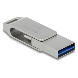 STICK HUB DELOCK USB 5 Gbps USB-C + Typ-A Speicherstick 256GB - Metallgehuse — Buy in Cyprus with Fast Delivery