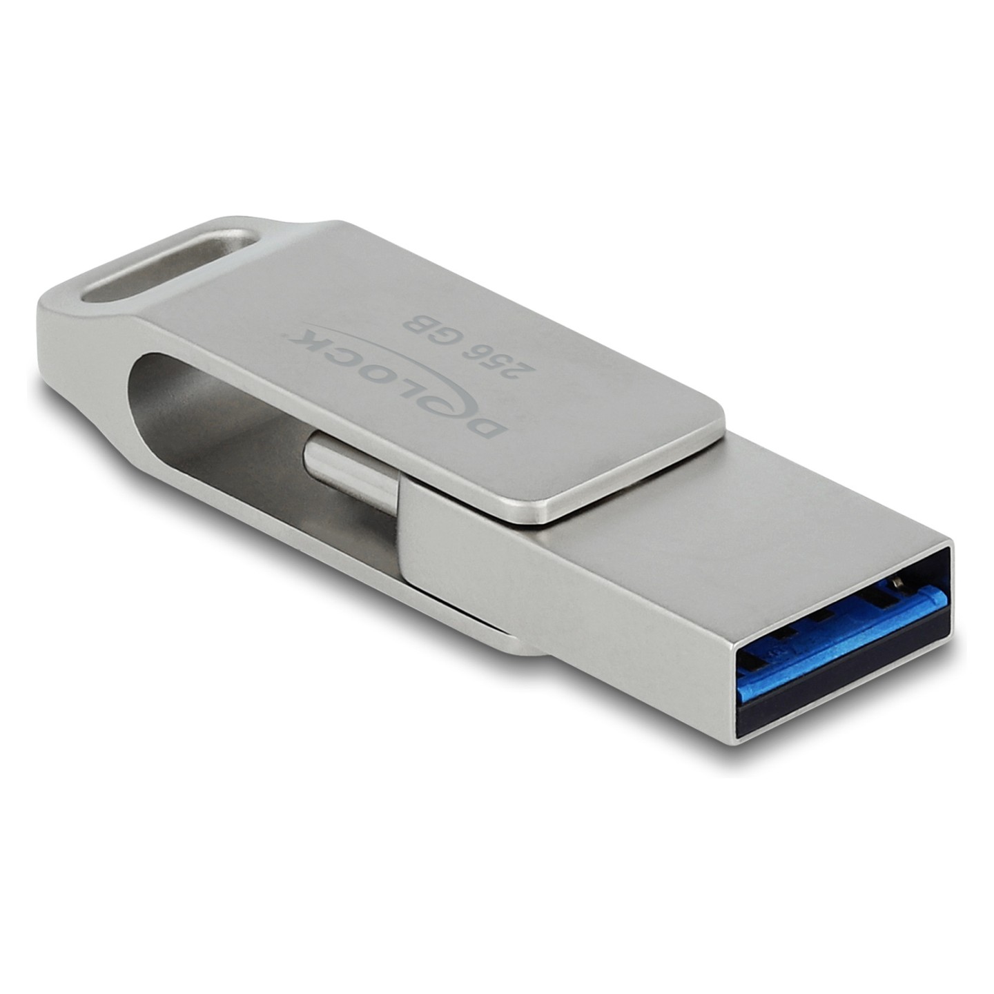 STICK HUB DELOCK USB 5 Gbps USB-C + Typ-A Speicherstick 256GB - Metallgehuse — Buy in Cyprus with Fast Delivery