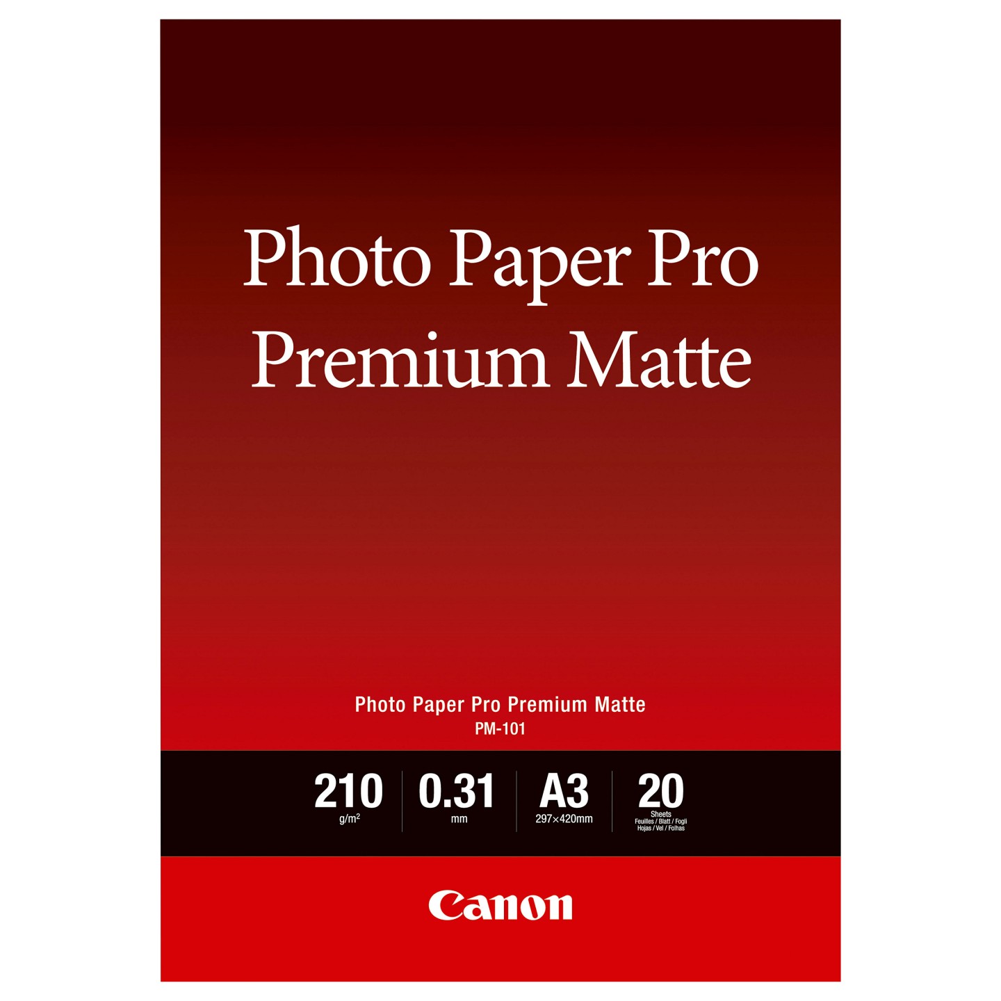 CANON Photo Paper Premium Matte A3 20 Blatt — Buy in Cyprus with Fast Delivery
