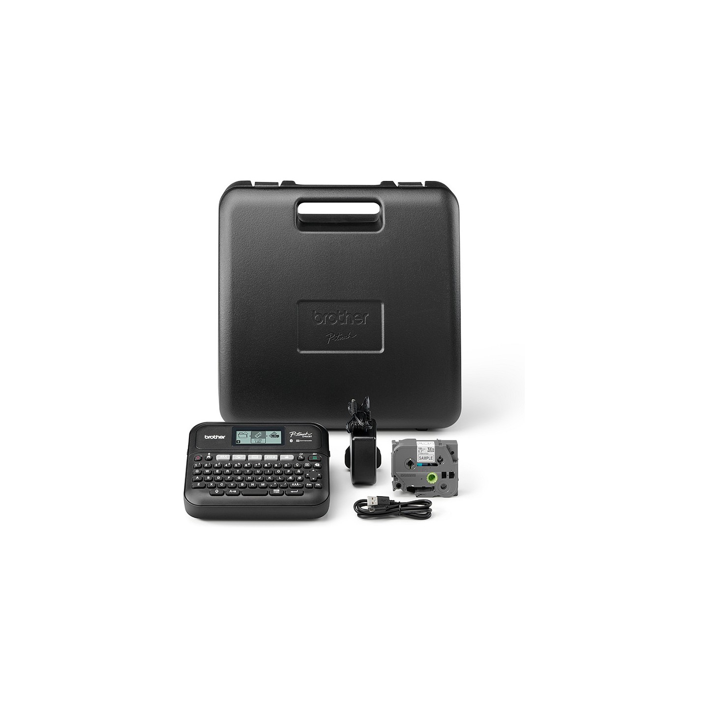 Brother P-touch PT-D460BTVP Desktop Beschriftungsgerät USB Bluetooth mit Koffer — Buy in Cyprus with Fast Delivery