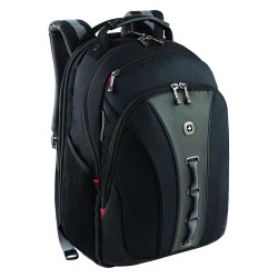 WENGER Legacy Notebook Rucksack fuer 35.8 bis 39.6cm 14.1 bis 15.6Zoll Tablet. Laptop schwarz grau