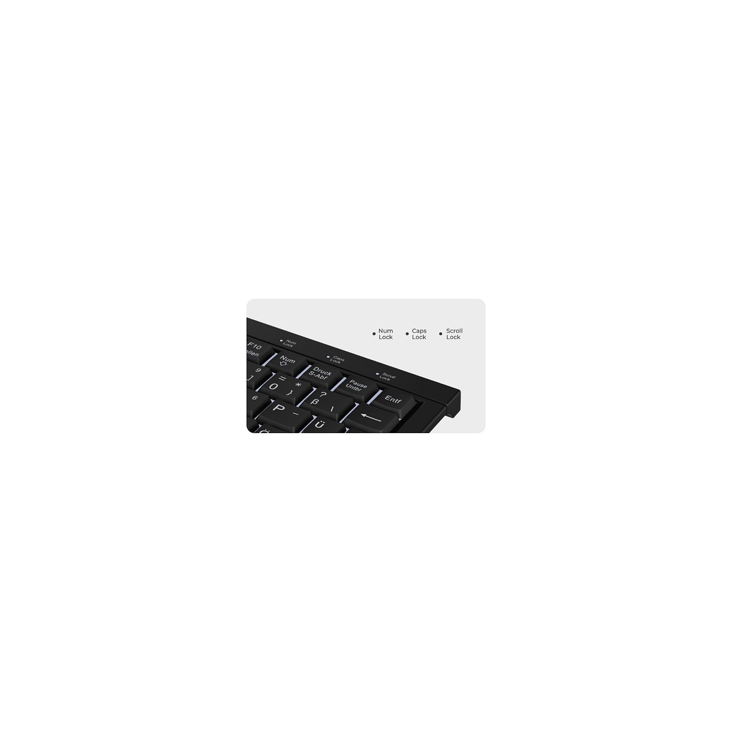 KeySonic KSK-3011ELC (DE) Super-Mini mit Nummernblock sw — Buy in Cyprus with Fast Delivery