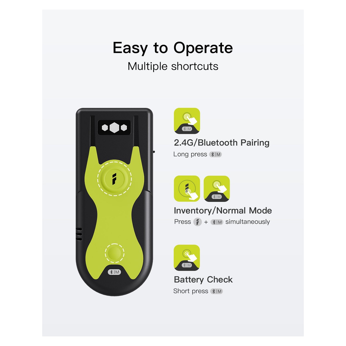 inateck Barcodescanner 42 green [BCST-42_green] — Buy in Cyprus with Fast Delivery