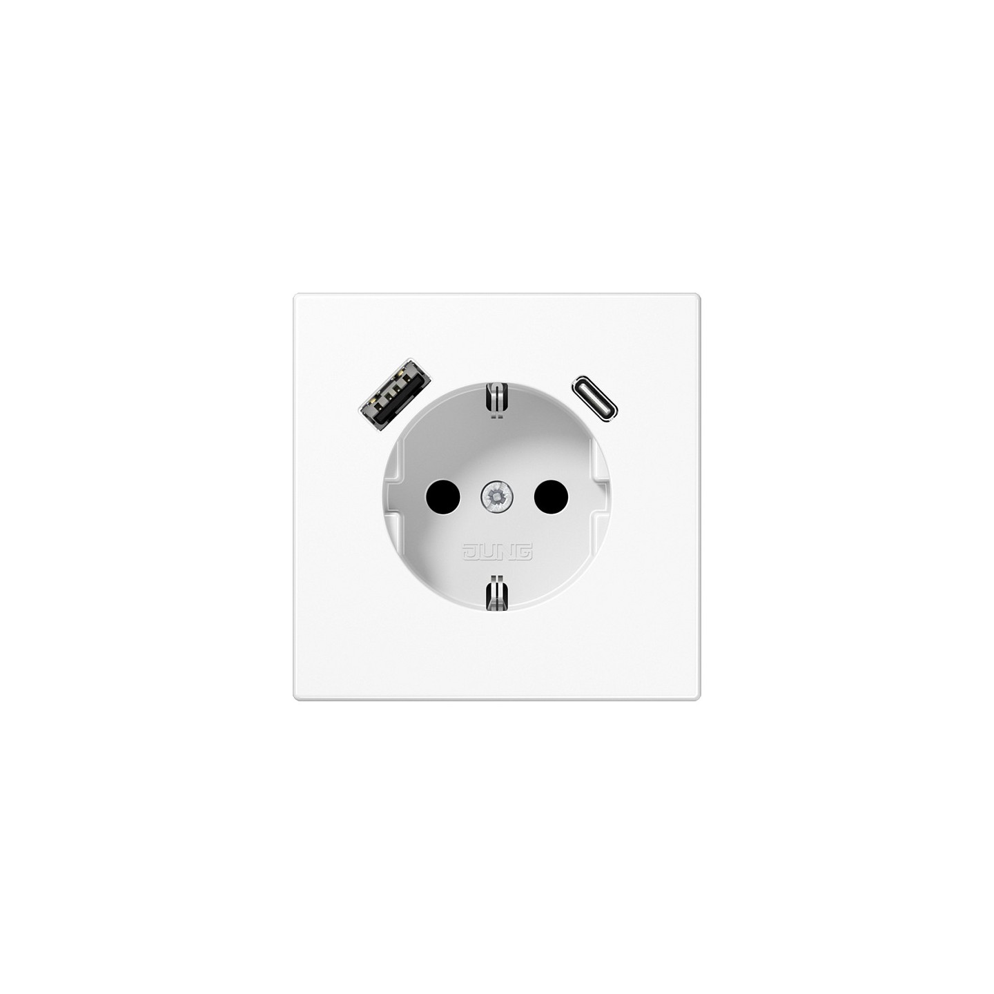 Jung LS1520-15CAWW SCHUKOsteckdose m.USB Typ AC — Buy in Cyprus with Fast Delivery