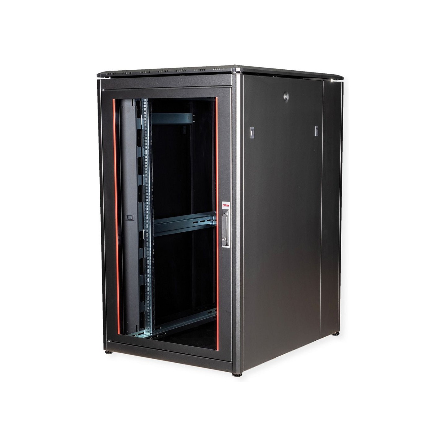 ROLINE 19-Zoll Netzwerkschrank Pro 26 HE. 800x1000 BxT Glastr schwarz — Buy in Cyprus with Fast Delivery