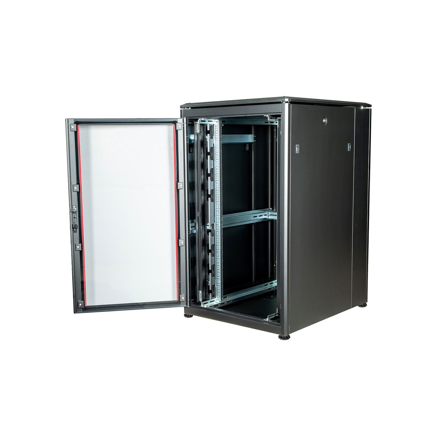 ROLINE 19-Zoll Netzwerkschrank Pro 26 HE. 800x1000 BxT Glastr schwarz — Buy in Cyprus with Fast Delivery
