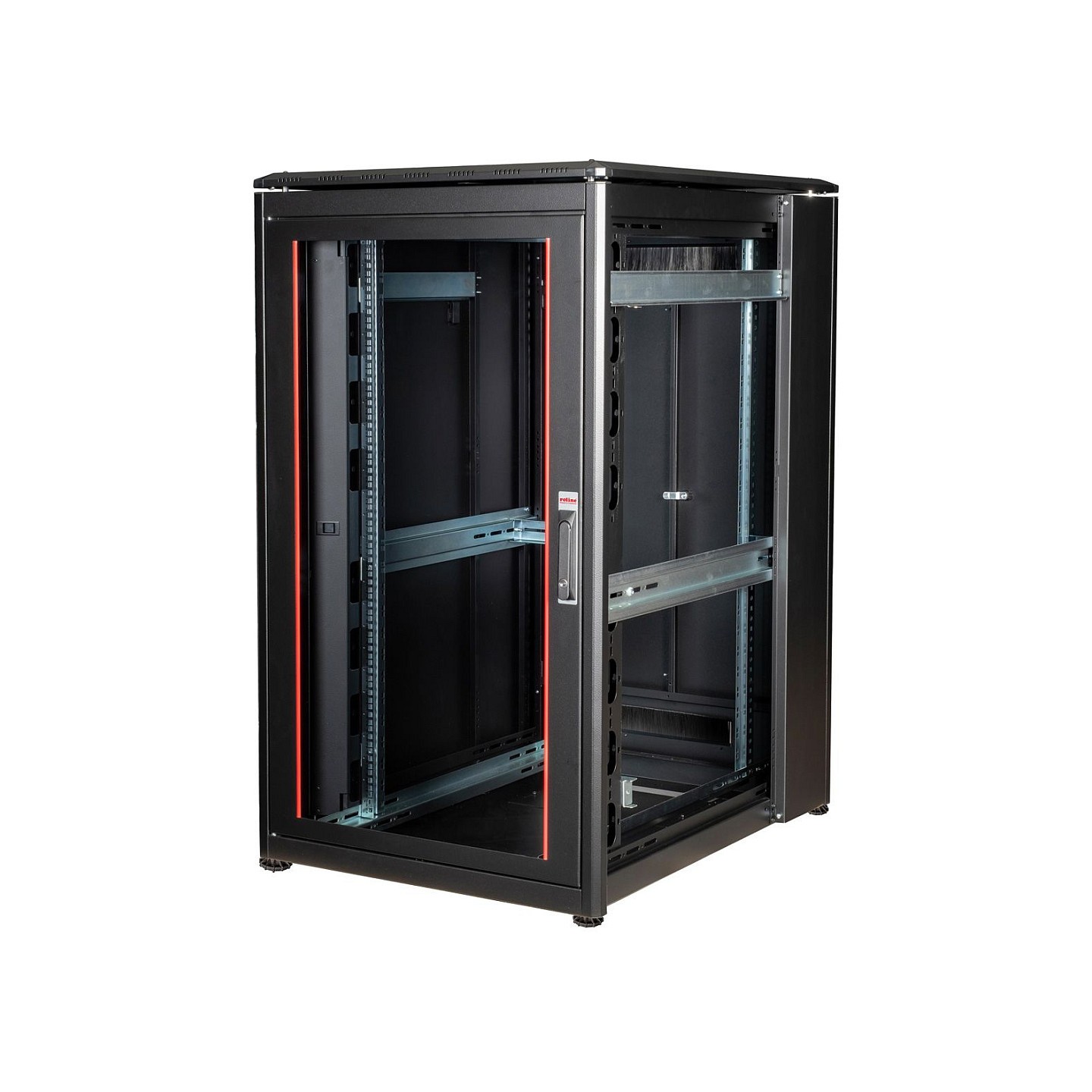 ROLINE 19-Zoll Netzwerkschrank Pro 26 HE. 800x1000 BxT Glastr schwarz — Buy in Cyprus with Fast Delivery