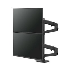Ergotron LX - Befestigungskit (Doppelarm. hohe Säule) - für 2 LCD-Displays - mattschwarz - Bildschirmgröße: bis zu 10...