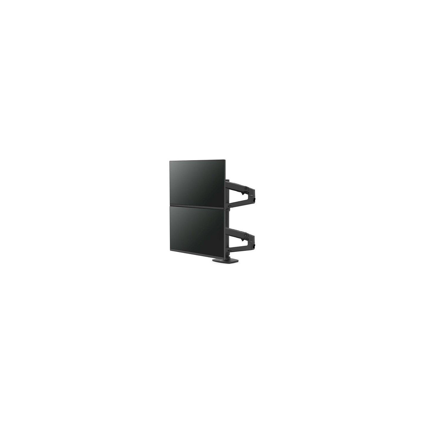 Ergotron LX - Befestigungskit (Doppelarm. hohe Säule) - für 2 LCD-Displays - mattschwarz - Bildschirmgröße: bis zu 10...