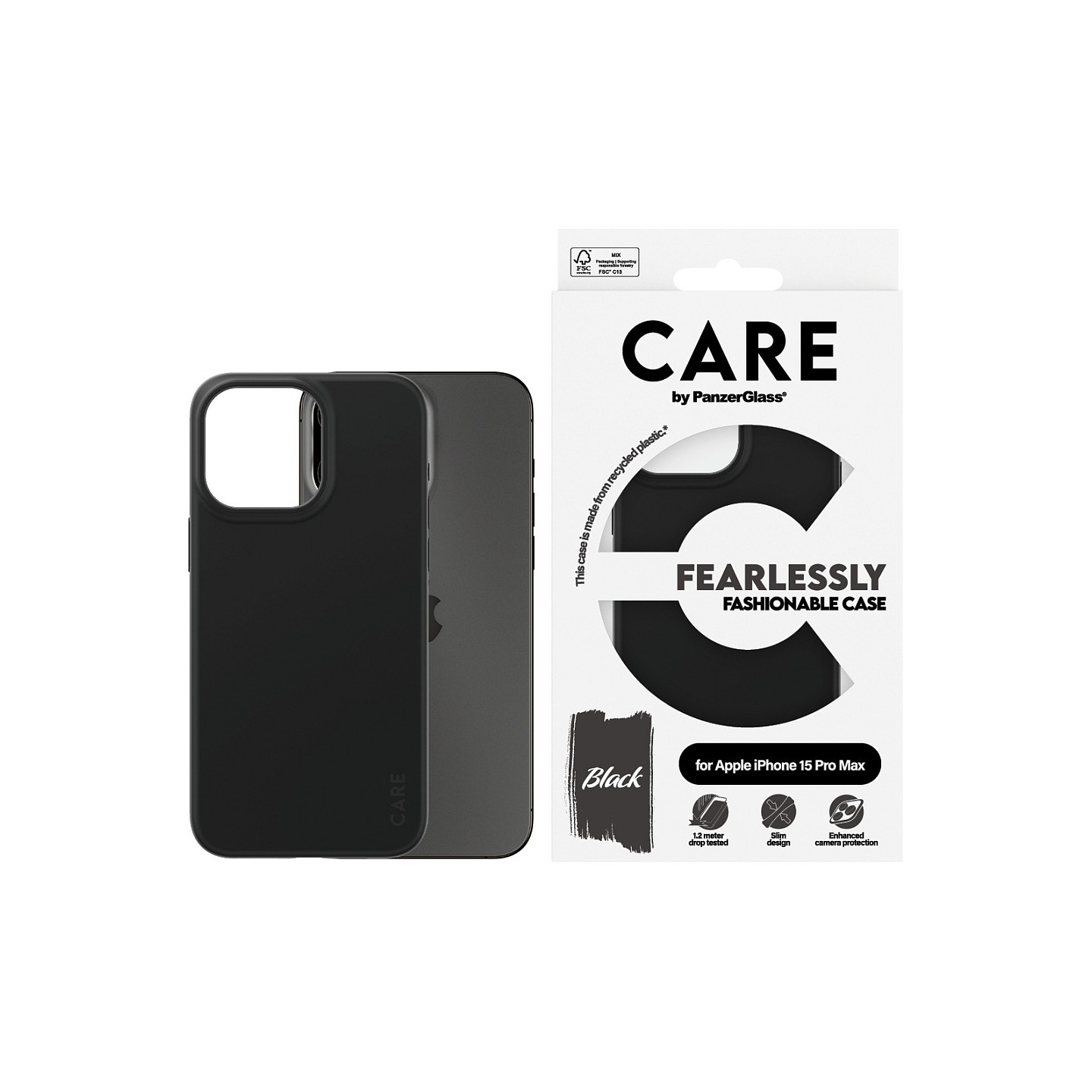 CARE Case Fashion Black iPhone 15 Pro Max — Buy in Cyprus with Fast Delivery