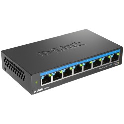 Buy D-Link DMS-108 - 8-Port 2.5G Multi-Gig Unmanaged L2 Desktop Switch - Black in Cyprus, Nicosia, Limassol, Larnaka, Pafos