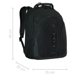 WENGER Legacy Black Series 40.64cm 16Zoll Laptop Backpack Black — Buy in Cyprus with Fast Delivery