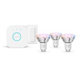 Philips Hue Starter Kit Essential GU10 3P+Switch+V2 bridge — Buy in Cyprus with Fast Delivery