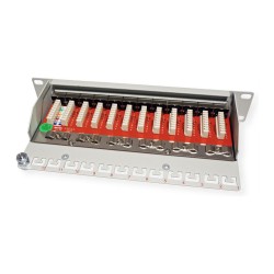 ROLINE 10-Zoll Patchpanel 12 Ports. Cat.6A (Class EA). geschirmt — Buy in Cyprus with Fast Delivery
