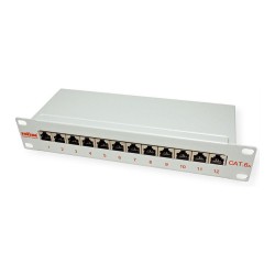 ROLINE 10-Zoll Patchpanel 12 Ports. Cat.6A (Class EA). geschirmt — Buy in Cyprus with Fast Delivery