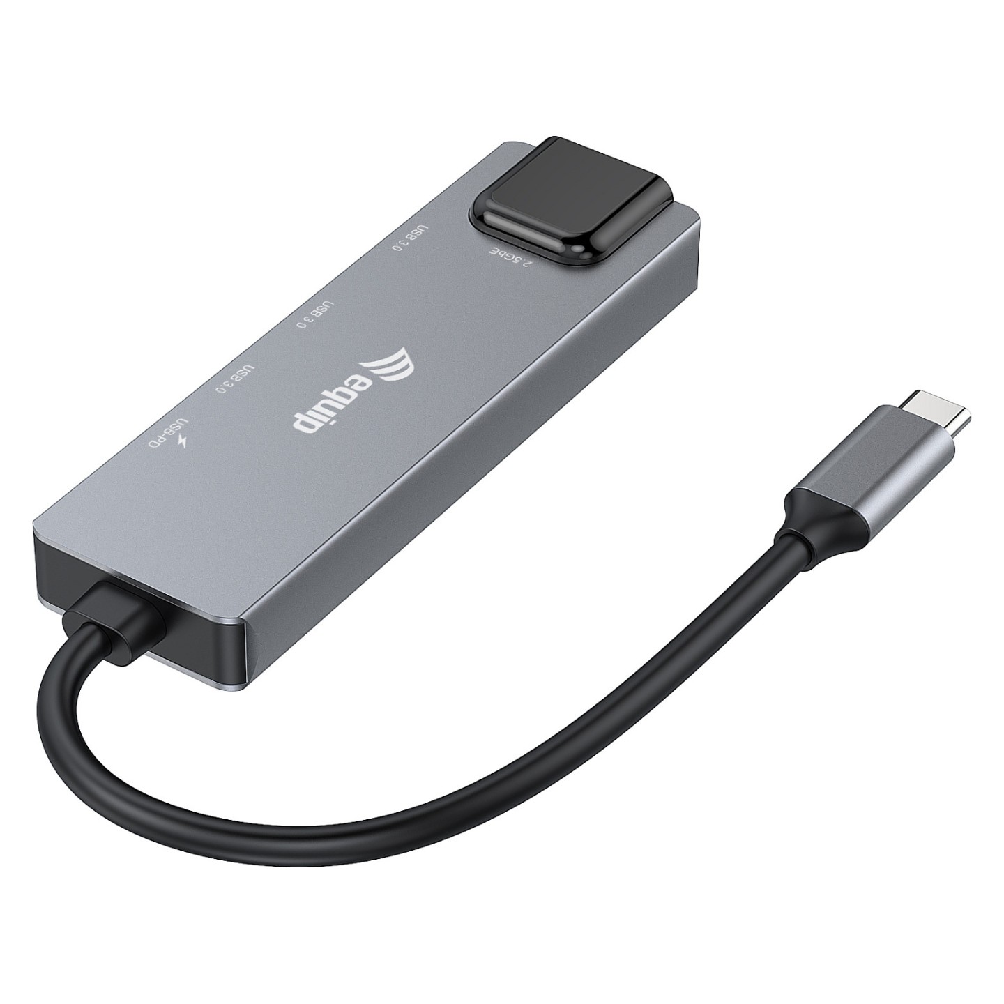 Equip Adapter USB-C - to RJ45 10 100 1000 2500 Mbps + USB 3.2 — Buy in Cyprus with Fast Delivery