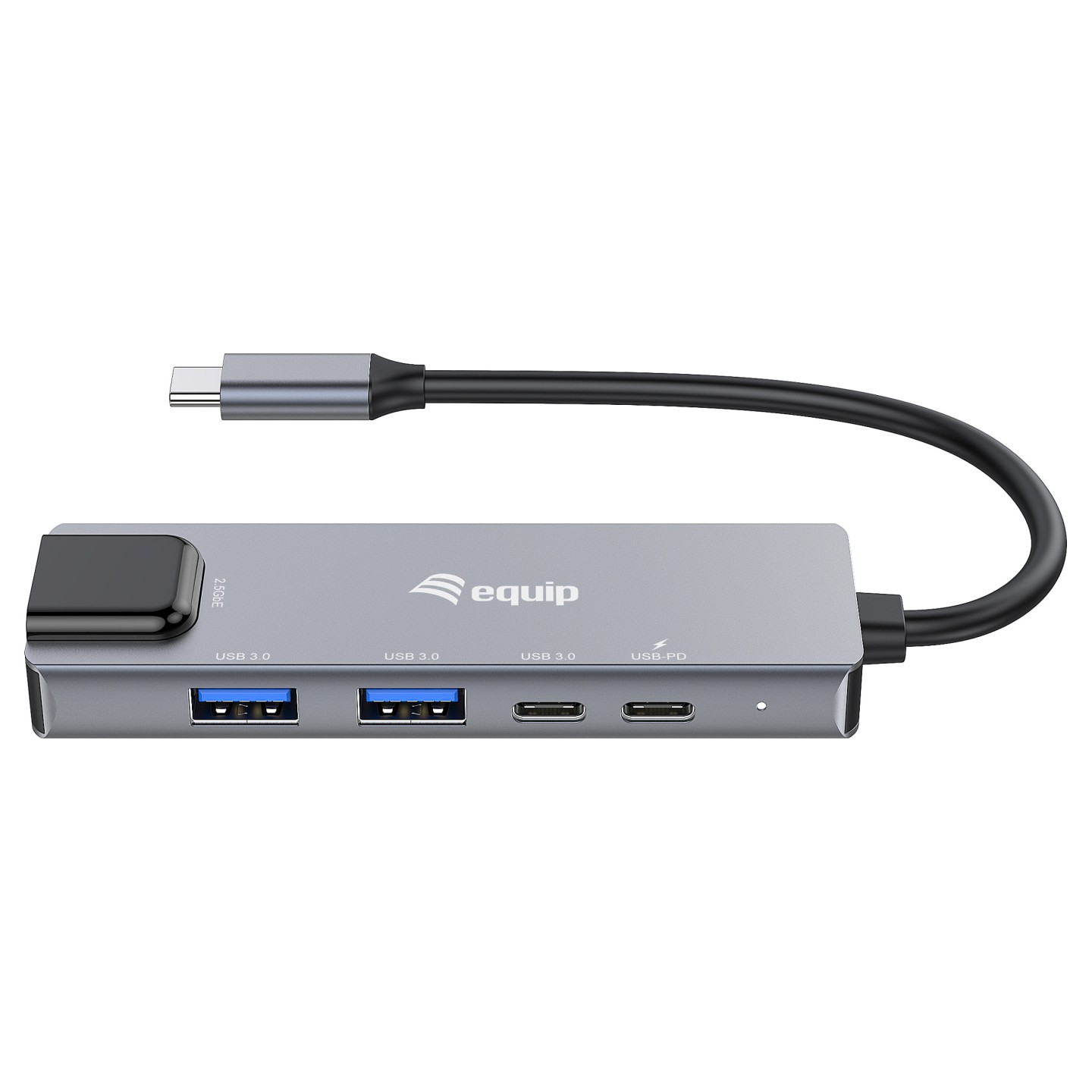 Equip Adapter USB-C - to RJ45 10 100 1000 2500 Mbps + USB 3.2 — Buy in Cyprus with Fast Delivery