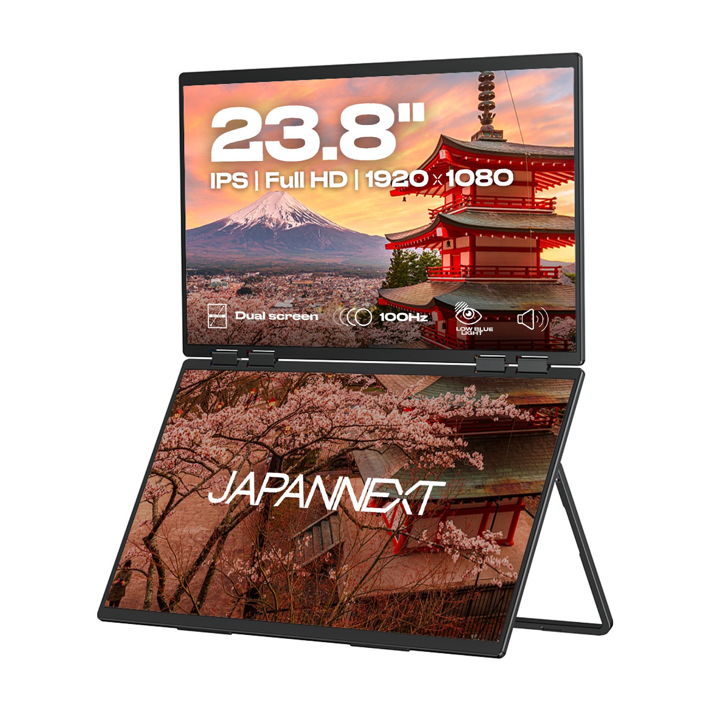 JapanNext FHD Doppelmonitor 60.45cm (23.8') — Buy in Cyprus with Fast Delivery