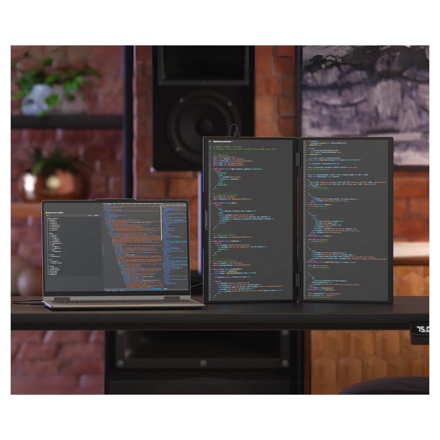JapanNext FHD Doppelmonitor 60.45cm (23.8') — Buy in Cyprus with Fast Delivery