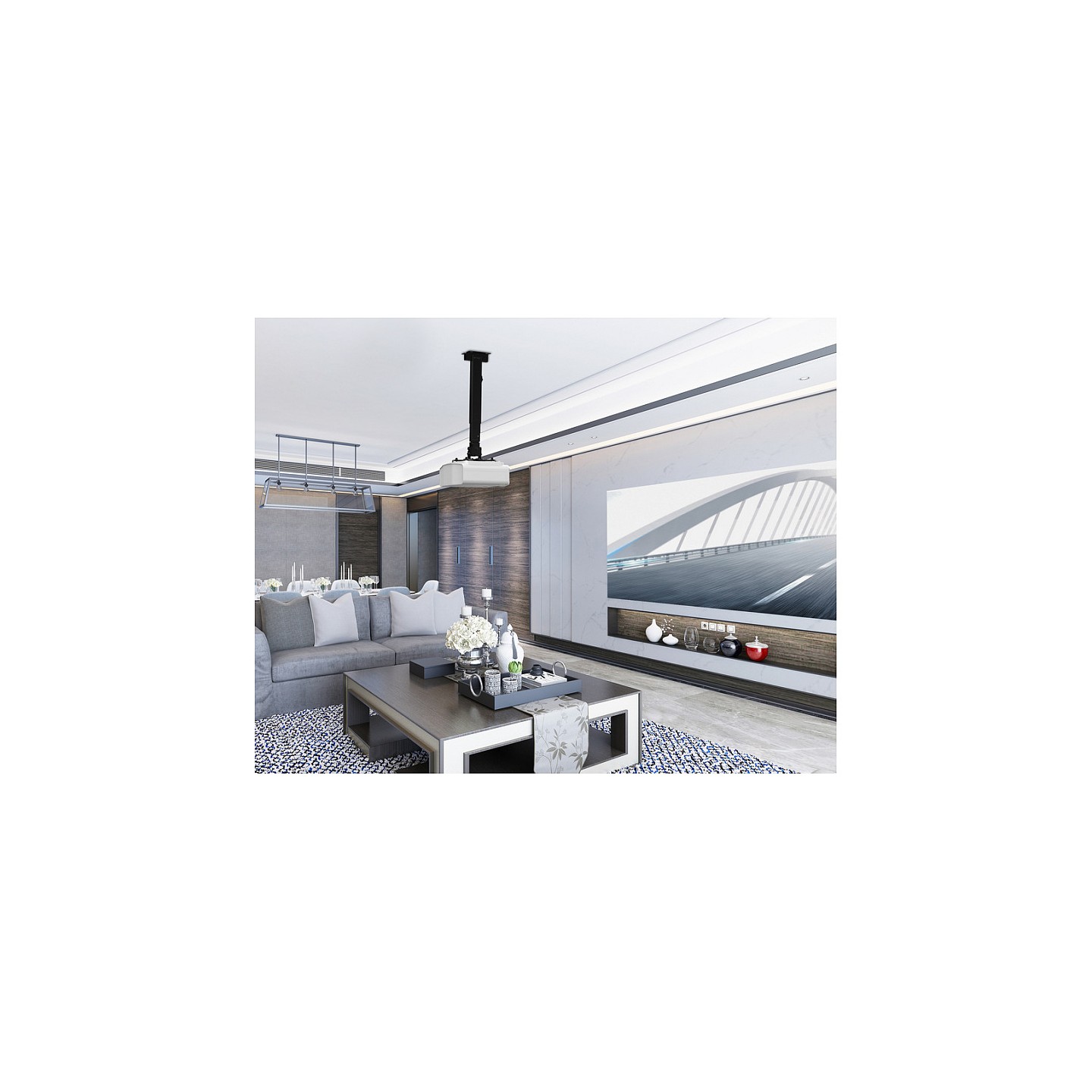 Equip Beamer Deckenhalterung universal bis 20kg +++ Wand ws retail — Buy in Cyprus with Fast Delivery