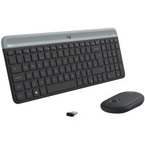 Logitech Slim Wireless Keyboard + Mouse Combo - MK470 - Slim Full-Size, Graphite, 2.4GHz RF — Buy in Cyprus with Fast Delivery