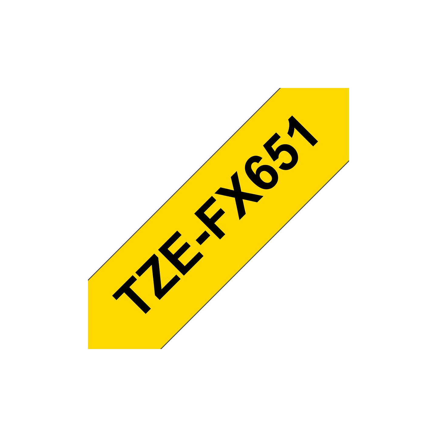 Brother TZe-FX651 Beschriftungsband Schwarz auf Gelb — Buy in Cyprus with Fast Delivery