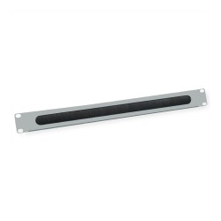 VALUE 19-Zoll-Kabeldurchfhrung 1 HE mit Brstendichtung. grau — Buy in Cyprus with Fast Delivery