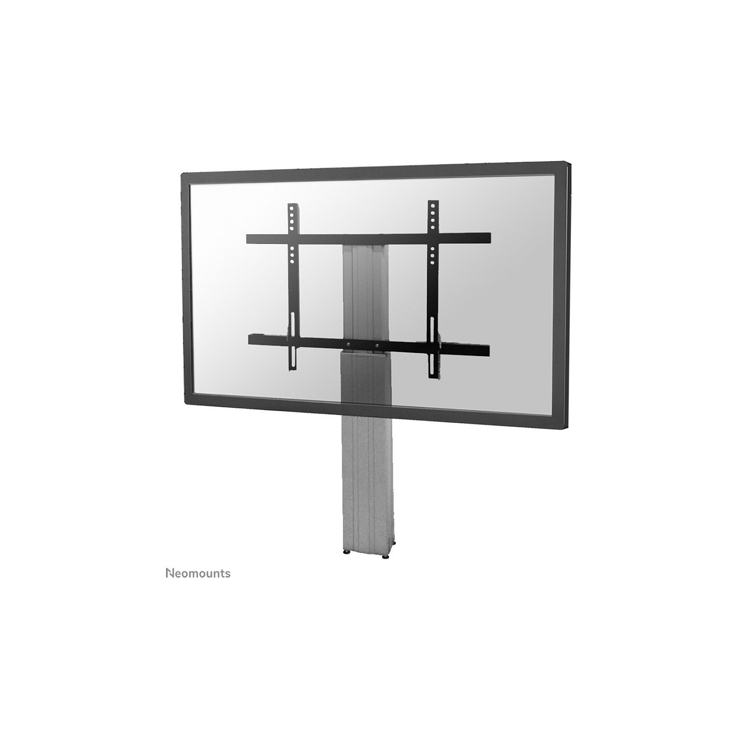 NEOMOUNTS TV Monitor LFD Elektrische Wandhalterung 106.7-254cm 42-100Zoll max130kg fixed Hhe 105-155cm silber Stand opti
