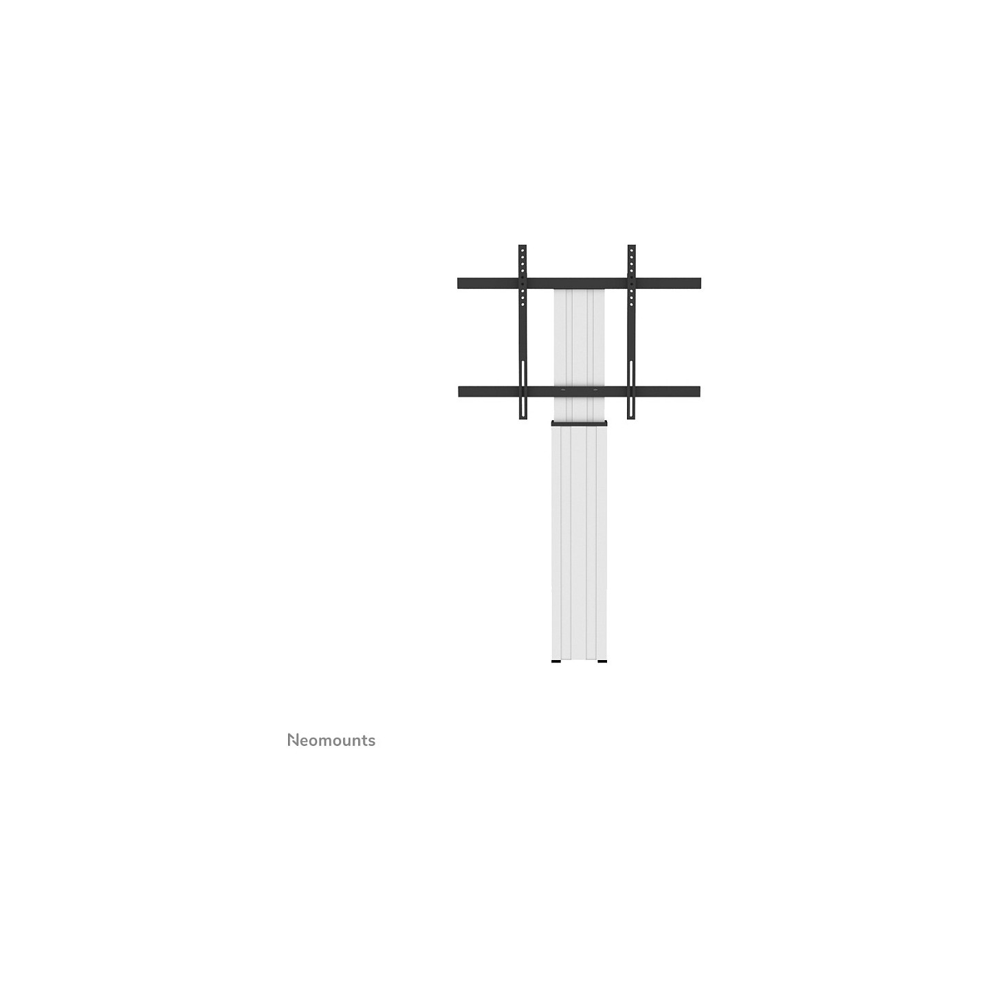 NEOMOUNTS TV Monitor LFD Elektrische Wandhalterung 106.7-254cm 42-100Zoll max130kg fixed Hhe 105-155cm silber Stand opti