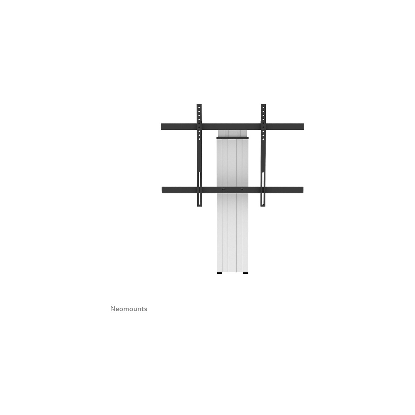 NEOMOUNTS TV Monitor LFD Elektrische Wandhalterung 106.7-254cm 42-100Zoll max130kg fixed Hhe 105-155cm silber Stand opti