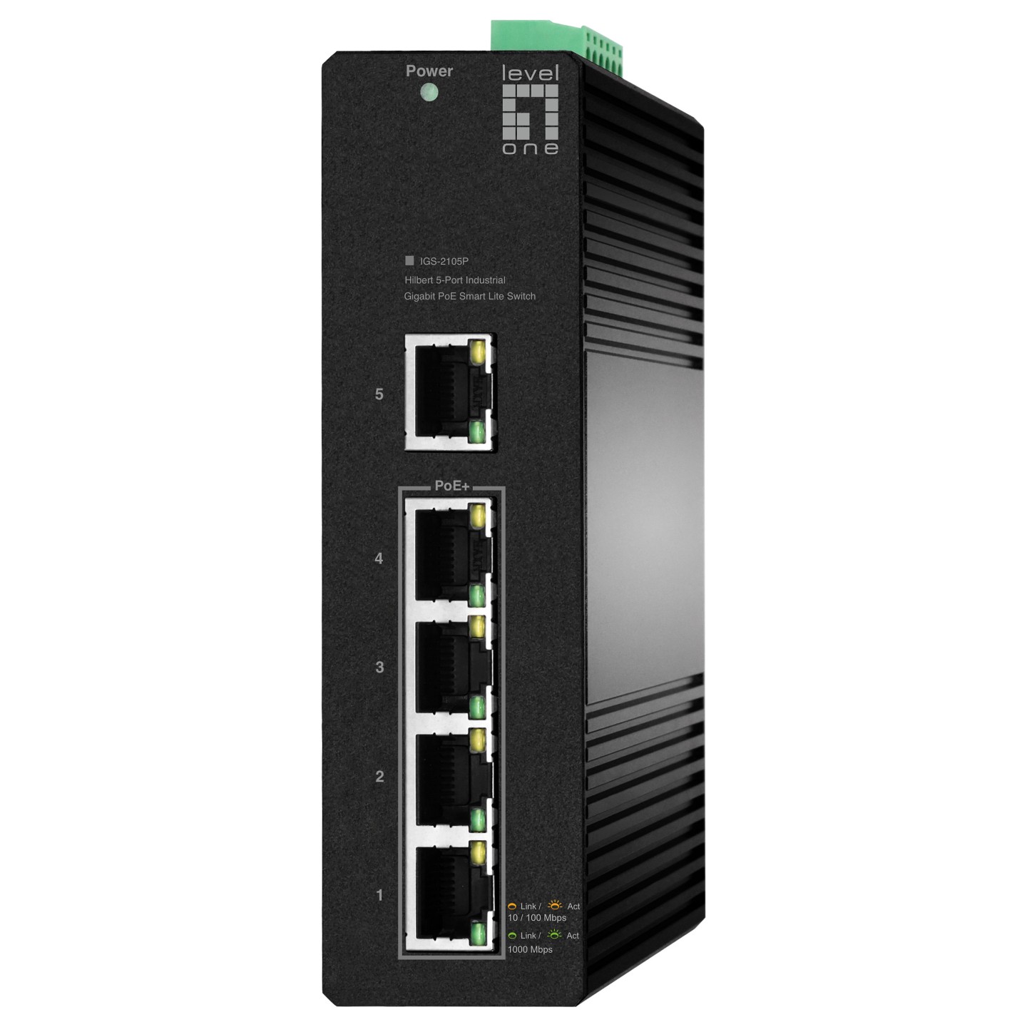 Switch 5x GE IGS-2105P 4xPoE Outputs schwarz — Buy in Cyprus with Fast Delivery