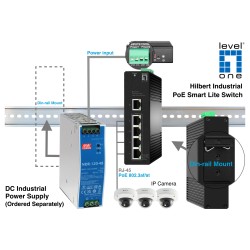 Switch 5x GE IGS-2105P 4xPoE Outputs schwarz — Buy in Cyprus with Fast Delivery