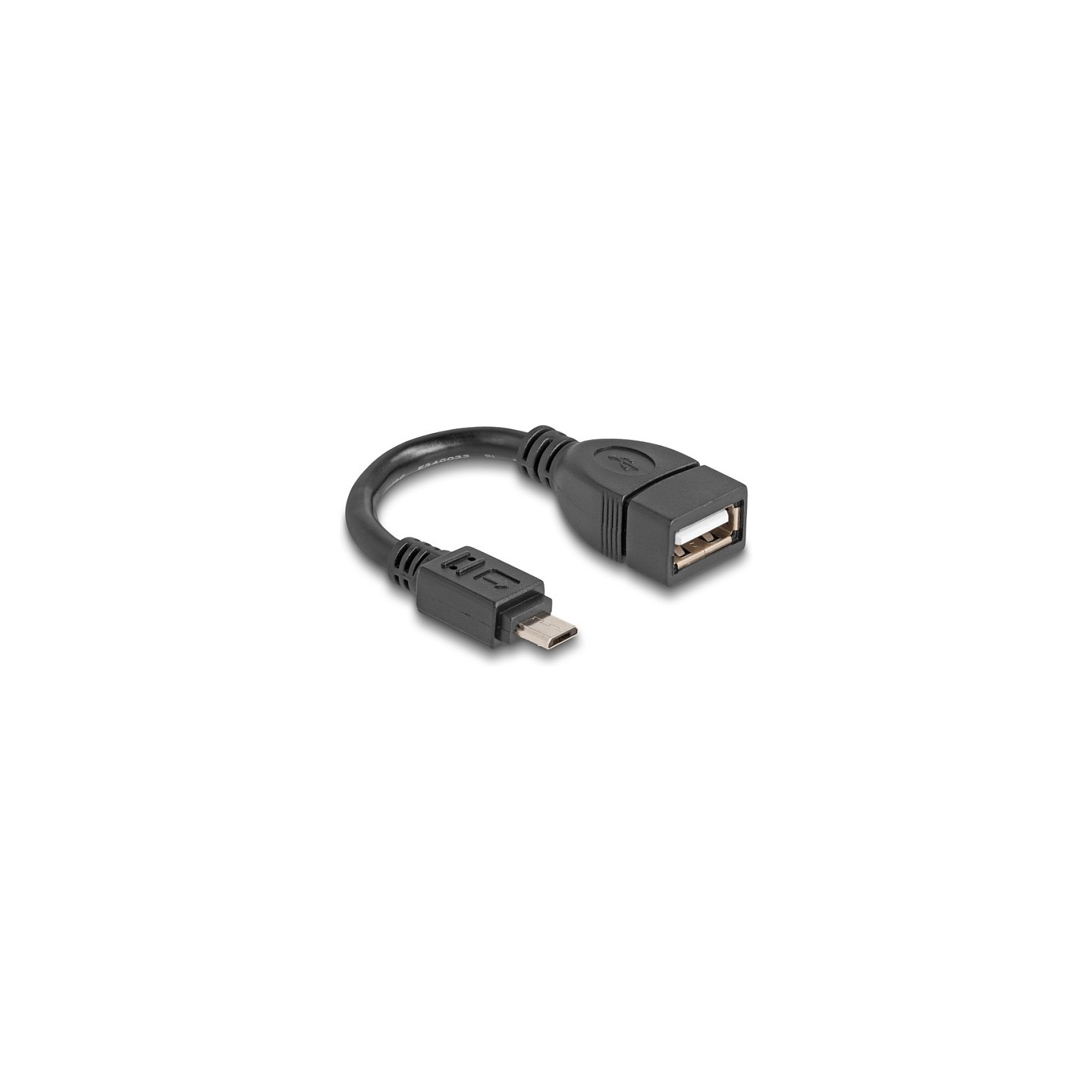 DELOCK USB 2.0 OTG Kabel Typ Micro-B Stecker zu Typ-A Buchse 11cm — Buy in Cyprus with Fast Delivery