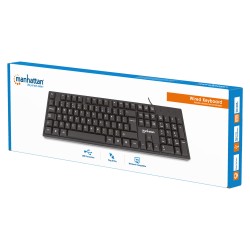 MANHATTAN USB-Tastatur black — Buy in Cyprus with Fast Delivery