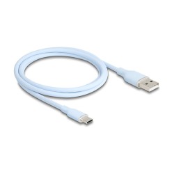 DELOCK USB 2.0 Kabel USB Typ-A St to USB Typ-C St 1m blau — Buy in Cyprus with Fast Delivery