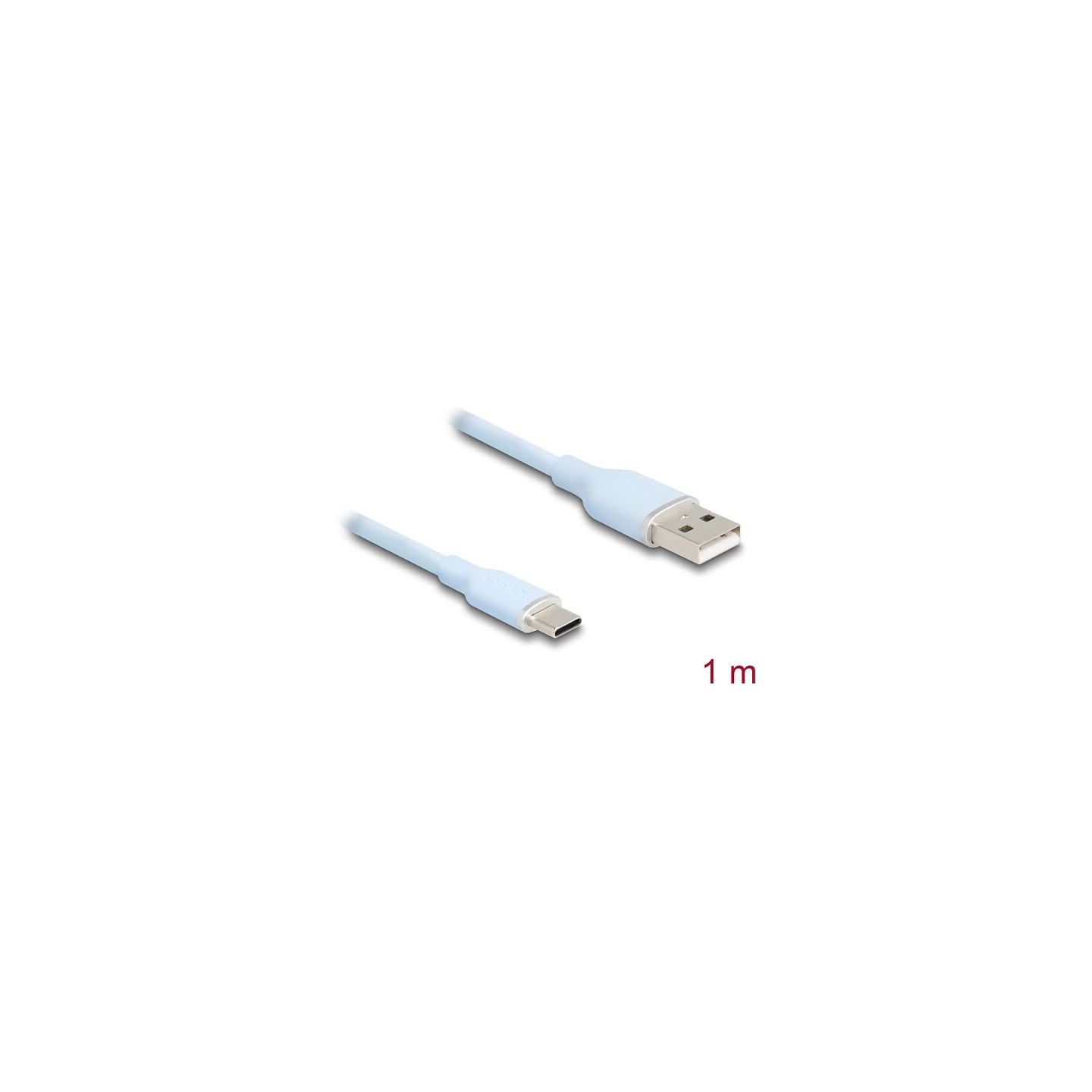 DELOCK USB 2.0 Kabel USB Typ-A St to USB Typ-C St 1m blau — Buy in Cyprus with Fast Delivery