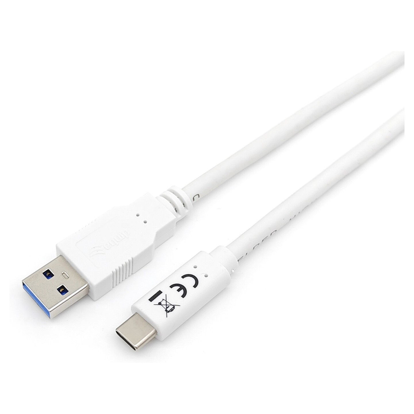 Equip Kabel USB-A 3.2 - to C St St 2.00m 3A 20V ws — Buy in Cyprus with Fast Delivery
