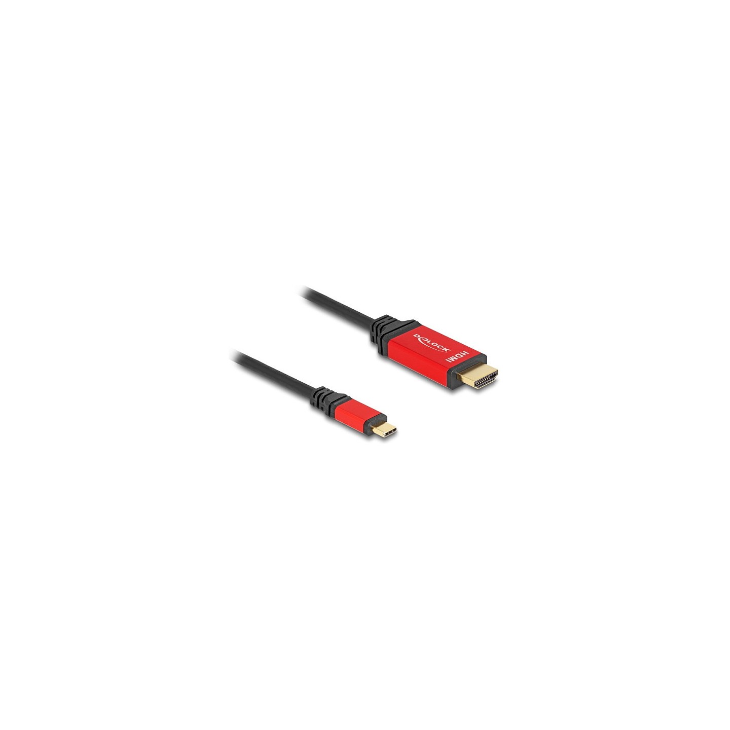 DELOCK ?USB Type-C zu HDMI Kabel DP Alt Mode 8K 60 Hz mit HDR Funktion 3m rot — Buy in Cyprus with Fast Delivery